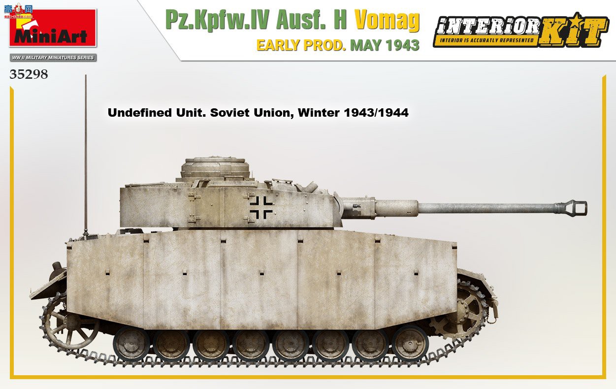 MiniArt ̹ 35298 ¹Pz.Kpfw.IV Ausf.Hĺս..1943.5ȫڹ