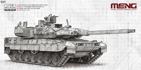 ��MENG��Ʒ��1/72 �¹���2A8��ս̹�����У�