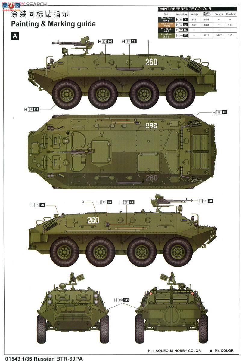 С װ׳ 01543 ˹BTR-60PAװͳ