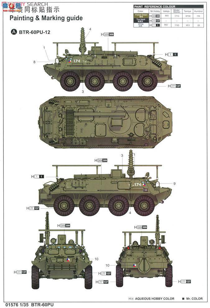 С װ׳ 01576 ˹BTR-60PUװָӳ