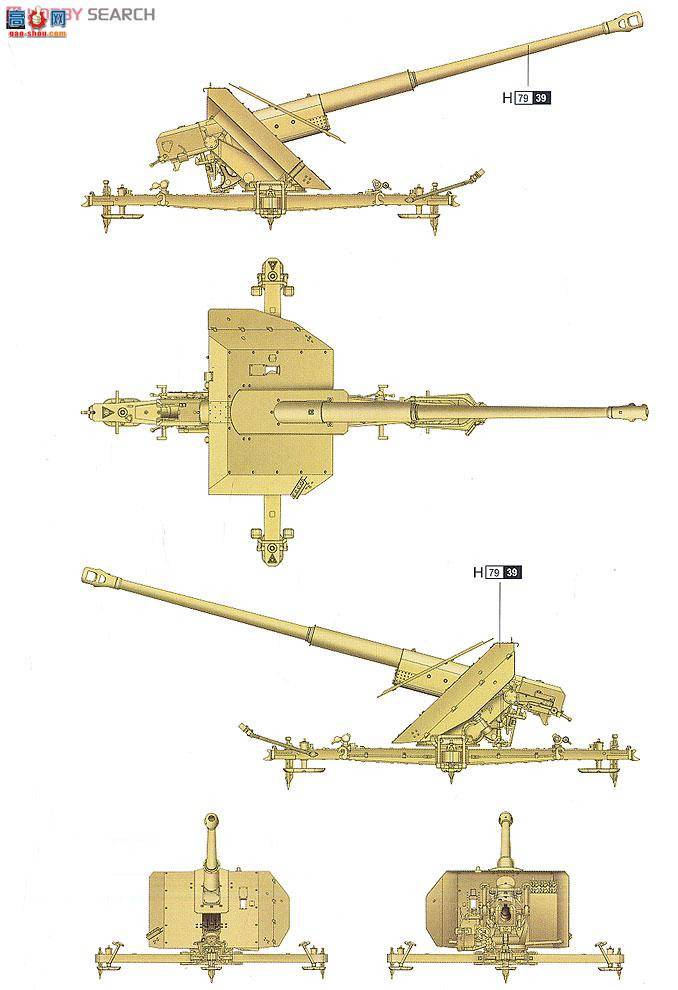 С  02308 ¹88mm PAK43̹