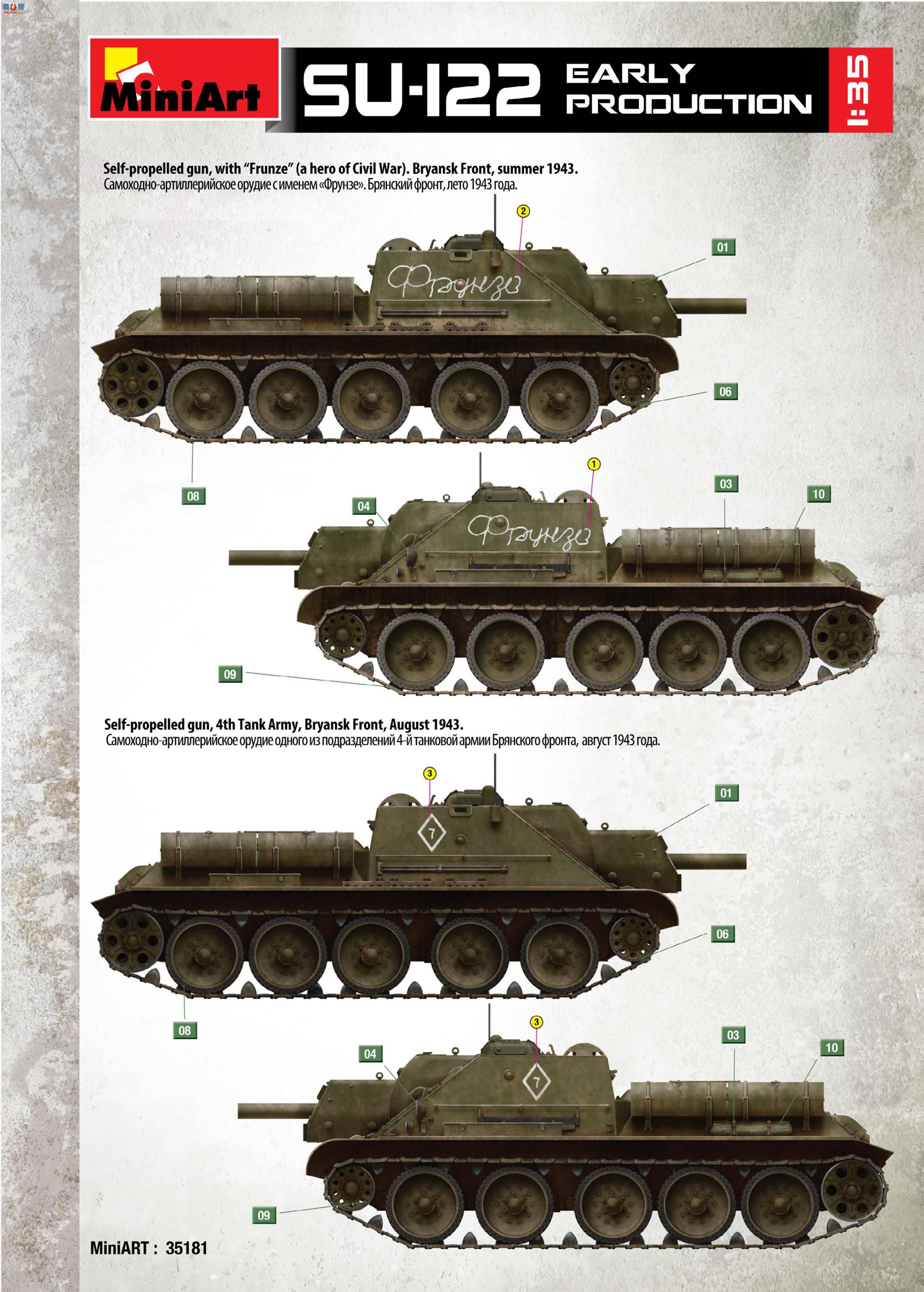 MiniArt  35181 SU-122ս¹лڣ