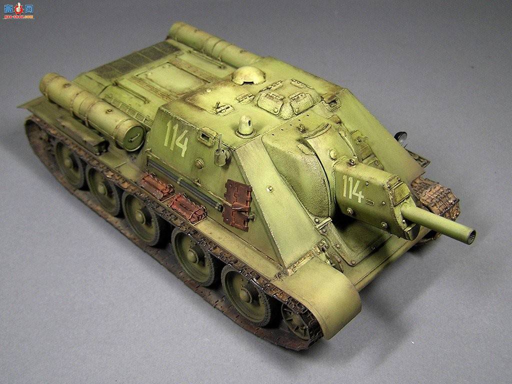 MiniArt 火炮 35197 SU-122 二战德国自行火炮（中期型) 带内构