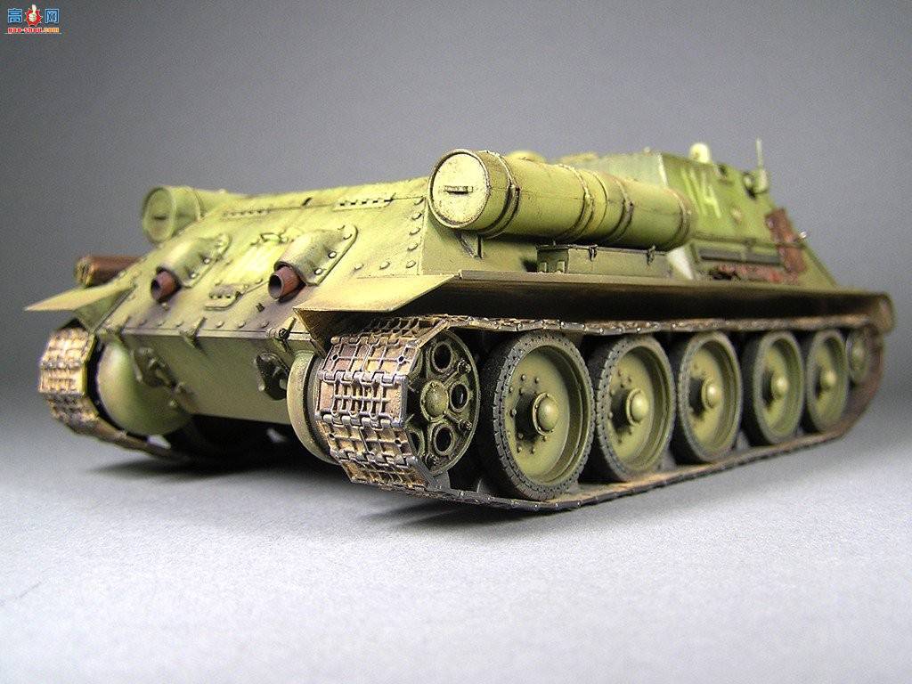 MiniArt 火炮 35197 SU-122 二战德国自行火炮（中期型) 带内构