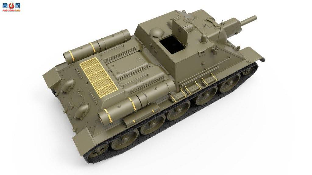 MiniArt 火炮 35197 SU-122 二战德国自行火炮（中期型) 带内构