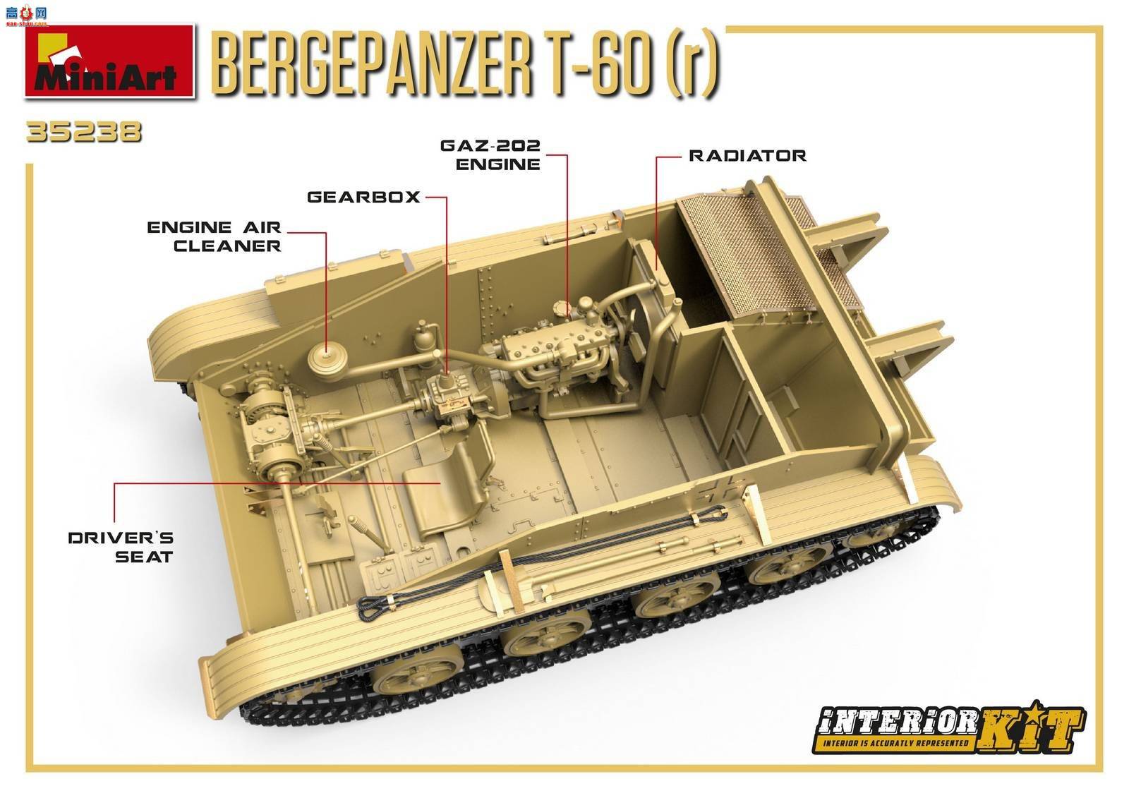 MiniArt ά޳ 35238 T-60 ( r )̹˾Ԯ ڹ