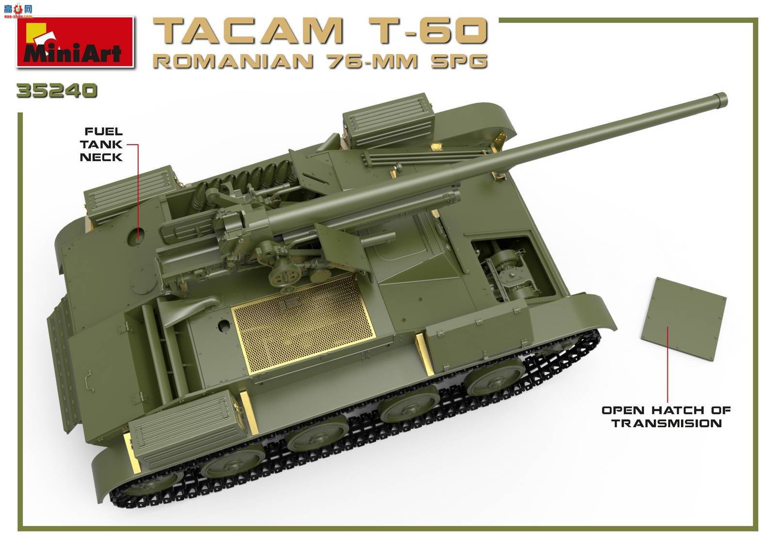 MiniArt  35240 TACAM T-60(r)76mmлڴڹ