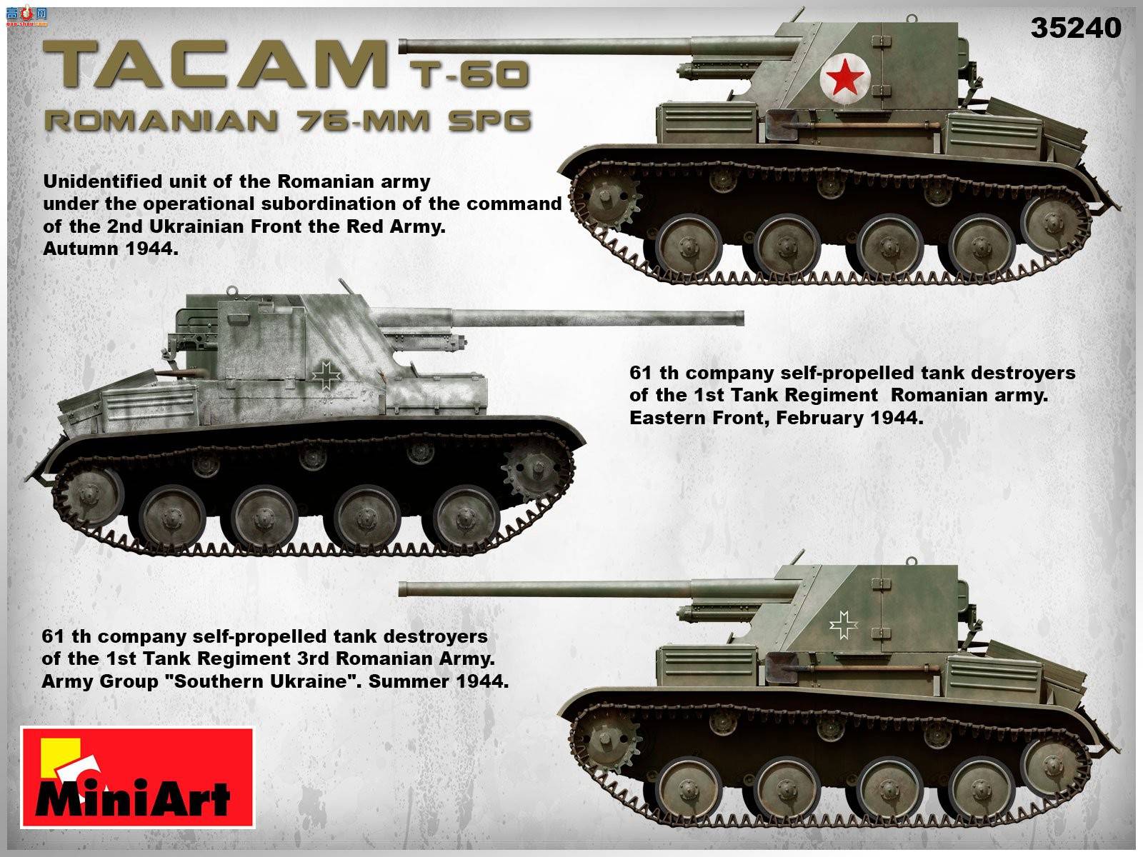 MiniArt  35240 TACAM T-60(r)76mmлڴڹ