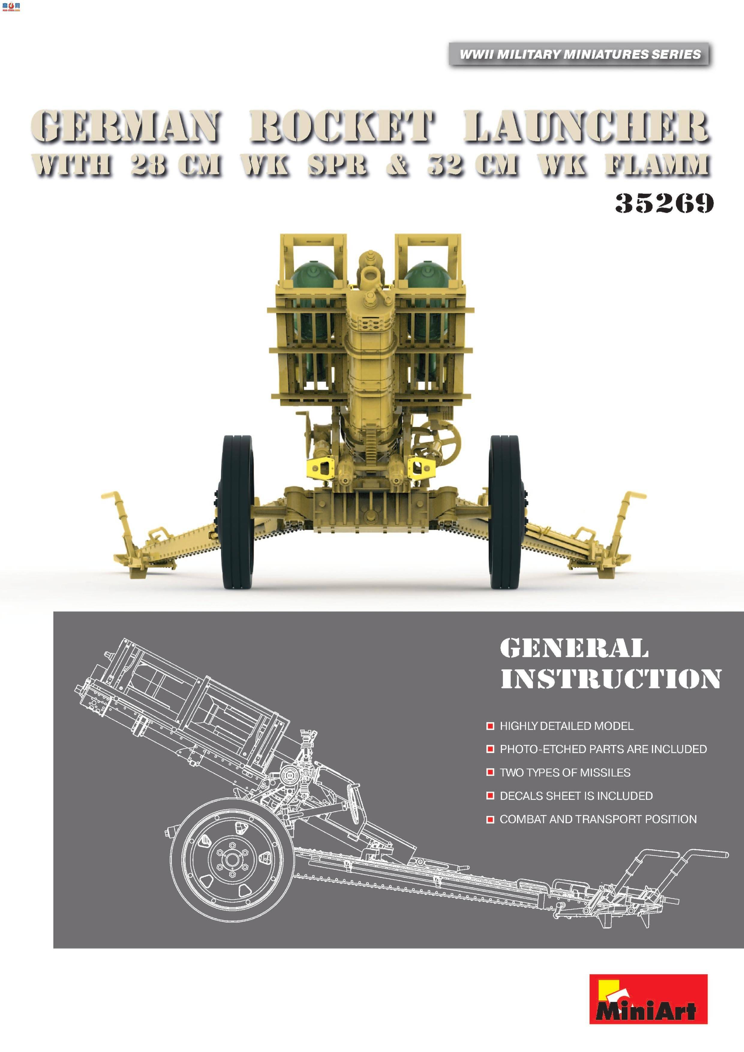 MiniArt  35269 ¹28cmWK Spr32cm WK Flamm