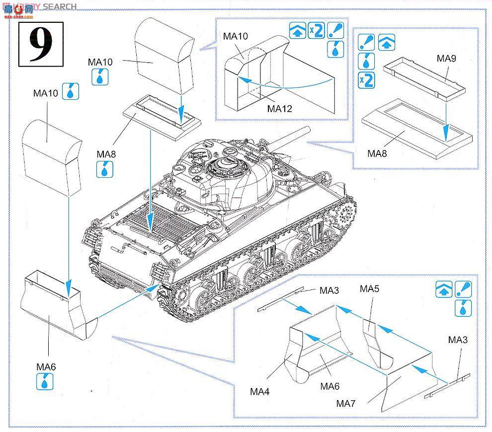  ̹ 7330 M4A3ս(105)½ý