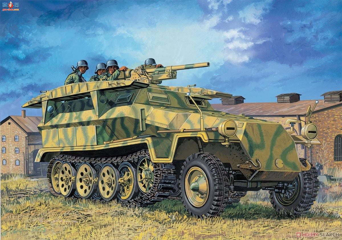  Ĵ 7606 ¹Sd.Kfz.251 Ausf.C 3.7PaK36(21)-