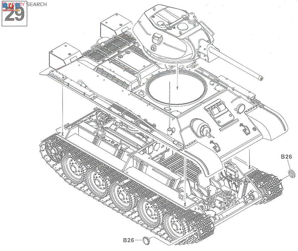 AFVսӥ AF35143 T-34/76 ̹ 1942 112 ȫڹ