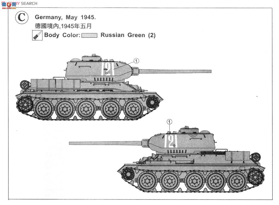 AFսӥ AF35145 T-34/85 ̹ 1944(174)ȫڹ