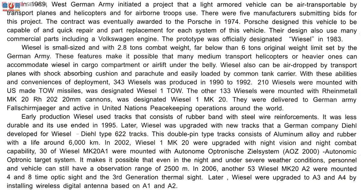 AFVսӥ AF35275 Wiesel A1/A3 Mk20