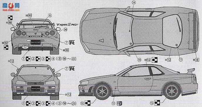 ʿ ܳ OID71 037288 BNR34 Skyline GT-R Vspec-II Nur.NISMO