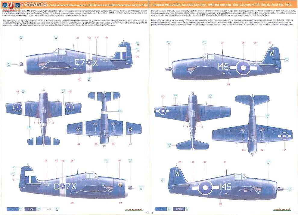牛魔王 战斗机 8223 Hellcat Mk.I/II (Profipack版本)