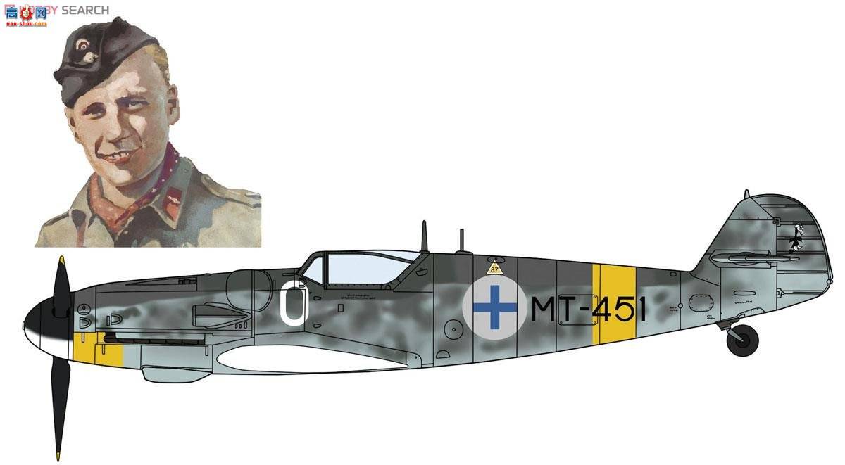 ȴ ս 08242 ÷ʩ Bf109G-6 Jutilainen