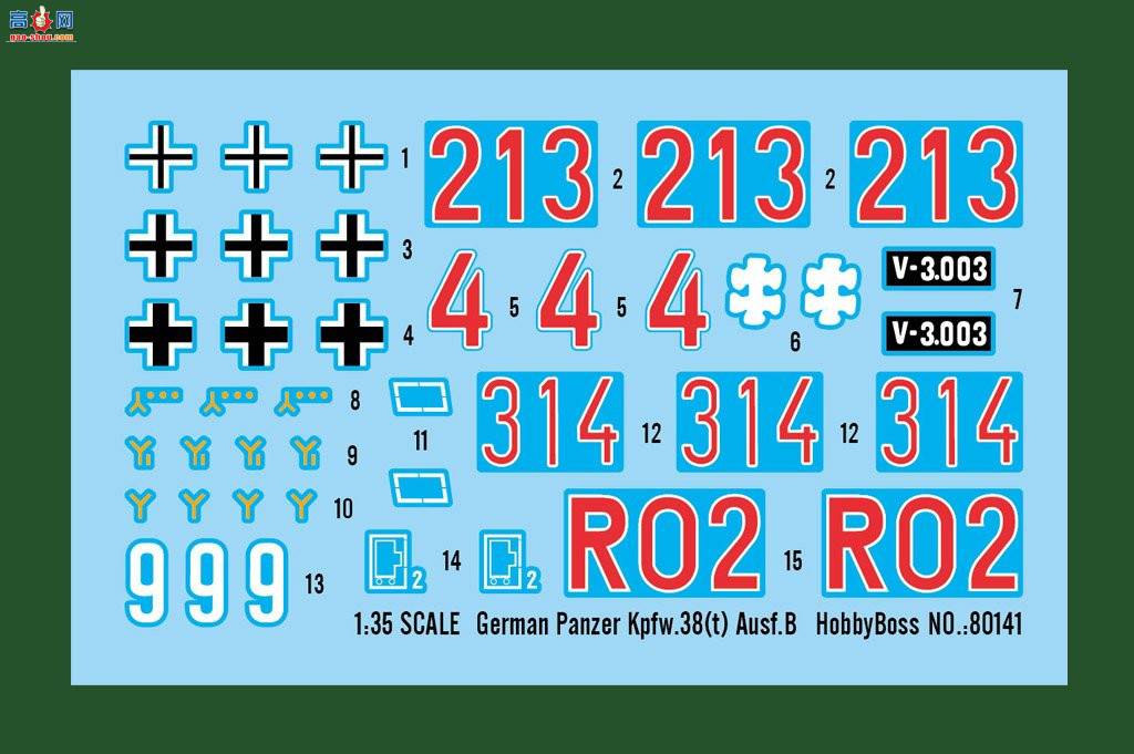 HobbyBoss ̹ 80141 ¹Pz.Kpfw.38(t) Ausf.B̹