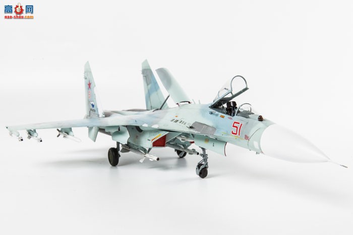 红星 7295 俄罗斯空优战斗机Su-27SM 侧卫 B mod.1