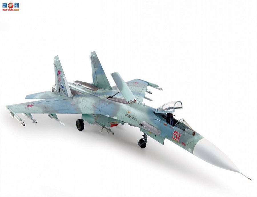 红星 7295 俄罗斯空优战斗机Su-27SM 侧卫 B mod.1