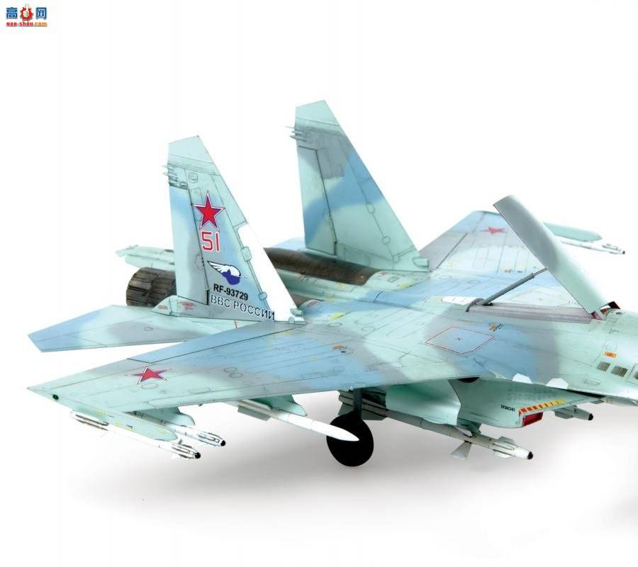红星 7295 俄罗斯空优战斗机Su-27SM 侧卫 B mod.1