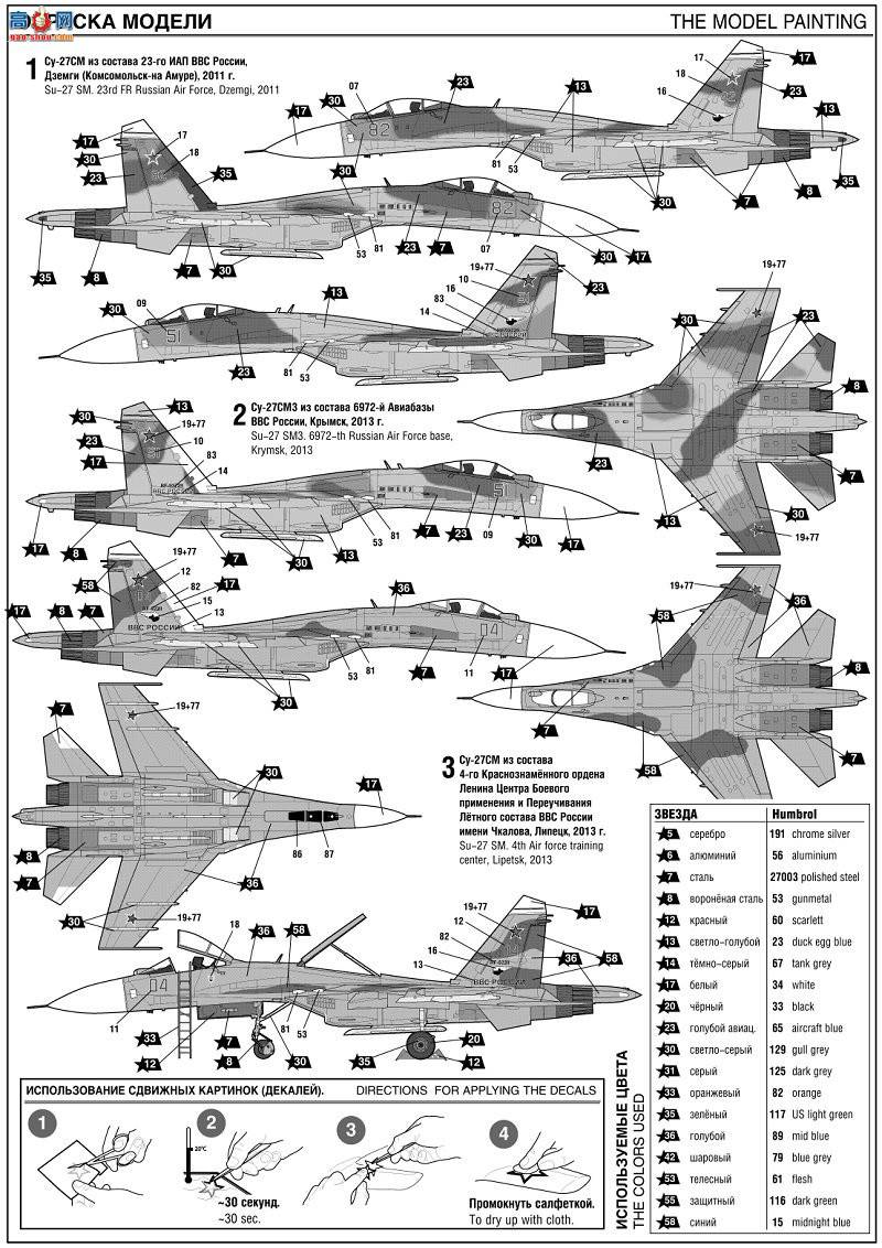 红星 7295 俄罗斯空优战斗机Su-27SM 侧卫 B mod.1