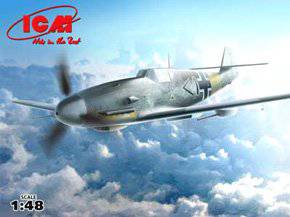 ICM 战斗机 48107 二战德军战斗机 梅塞施密特 Bf 109F-4/R6