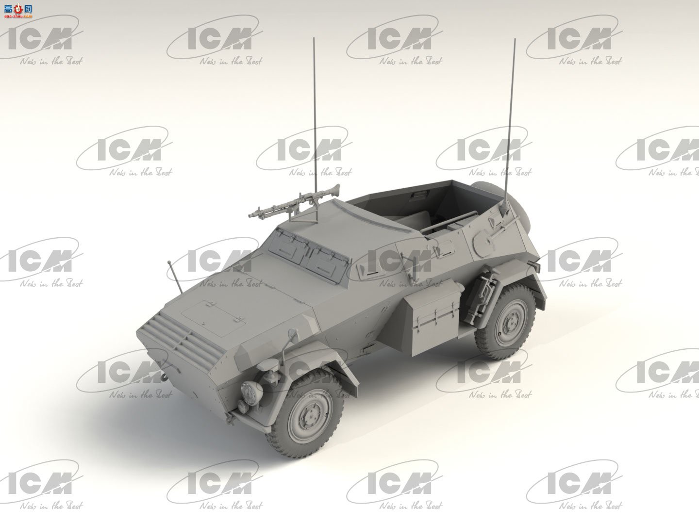 ICM 装甲车 35112 Sd.Kfz. 配备 MG 34 机枪的 247 Ausf.B