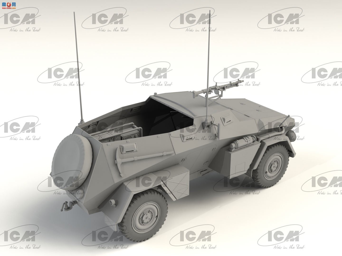 ICM 装甲车 35112 Sd.Kfz. 配备 MG 34 机枪的 247 Ausf.B