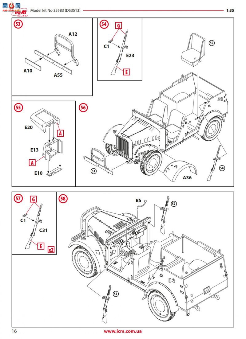 ICM  35583 le.gl.Einheitz-Pkw Kfz.2 ս¹ߵͨų