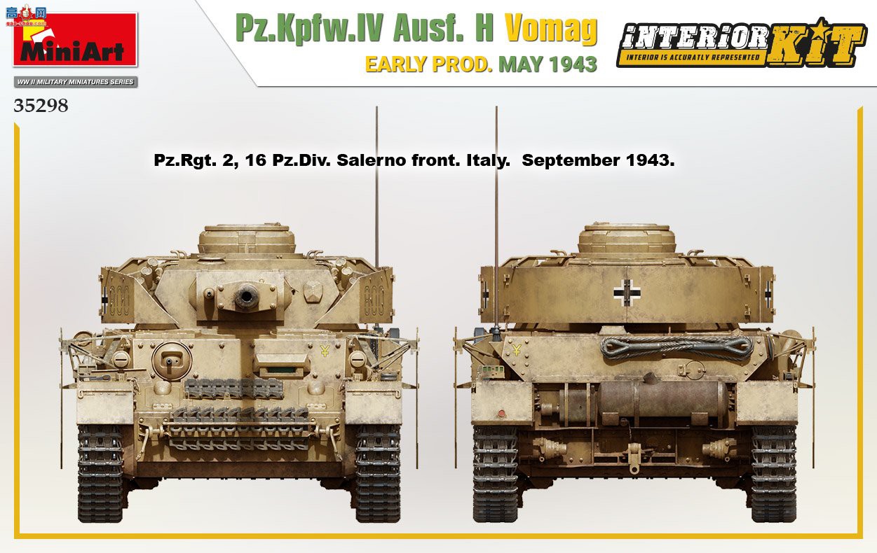 MiniArt ̹ 35298 ¹Pz.Kpfw.IV Ausf.Hĺս..1943.5ȫڹ