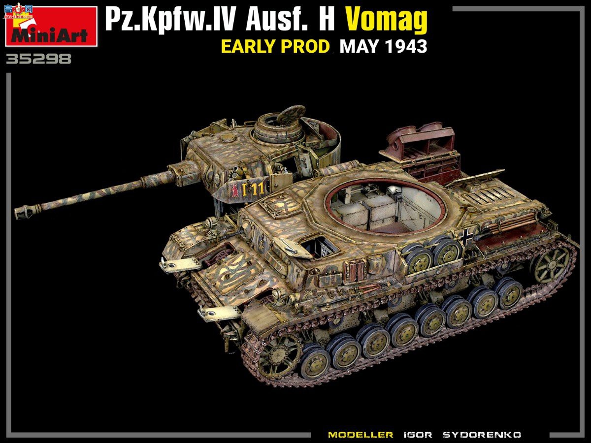 MiniArt ̹ 35298 ¹Pz.Kpfw.IV Ausf.Hĺս..1943.5ȫڹ