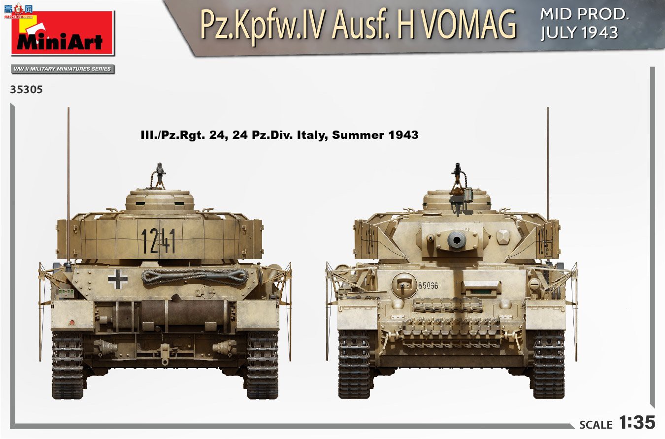 MiniArt ̹ 35305 ¹ Pz.kpfw.IV Ausf.Hĺ̹(19437) ڹ-