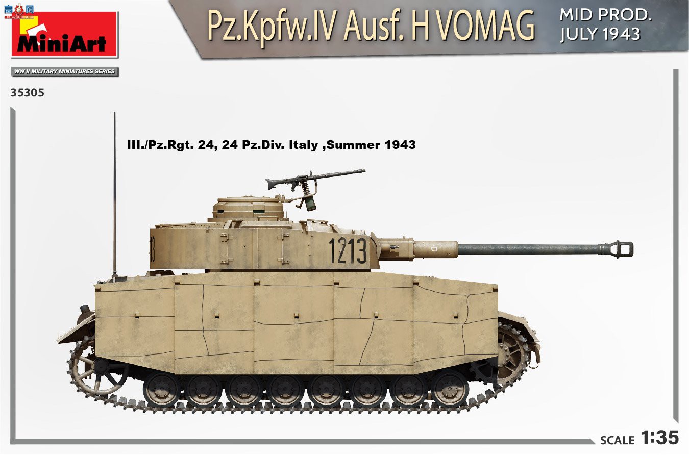 MiniArt ̹ 35305 ¹ Pz.kpfw.IV Ausf.Hĺ̹(19437) ڹ-