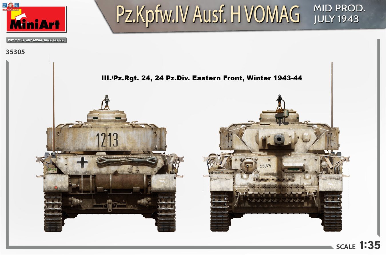 MiniArt ̹ 35305 ¹ Pz.kpfw.IV Ausf.Hĺ̹(19437) ڹ-