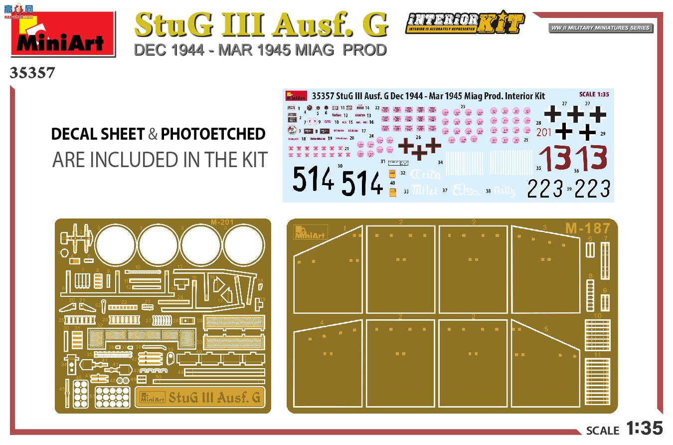 MiniArt ̹ 35357 StuG III Ausf.G 194412¨C19453MIAGƷȫڹ