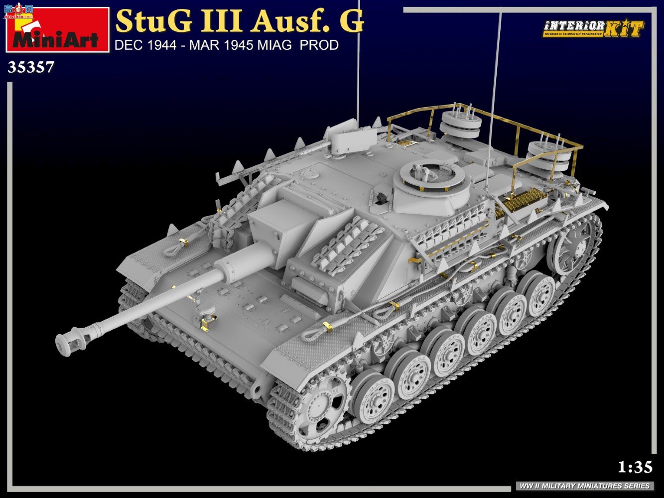 MiniArt ̹ 35357 StuG III Ausf.G 194412¨C19453MIAGƷȫڹ