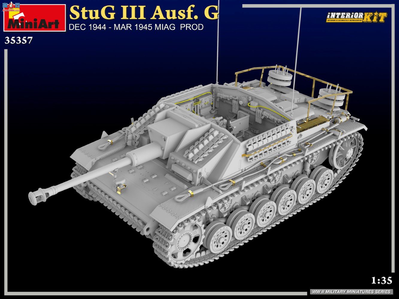 MiniArt ̹ 35357 StuG III Ausf.G 194412¨C19453MIAGƷȫڹ