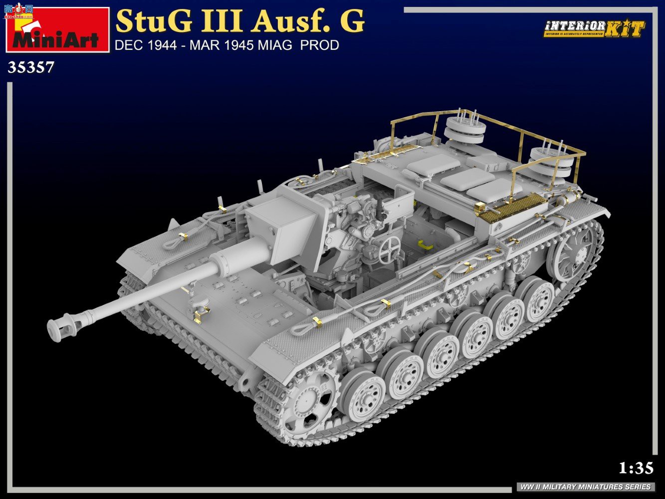 MiniArt ̹ 35357 StuG III Ausf.G 194412¨C19453MIAGƷȫڹ