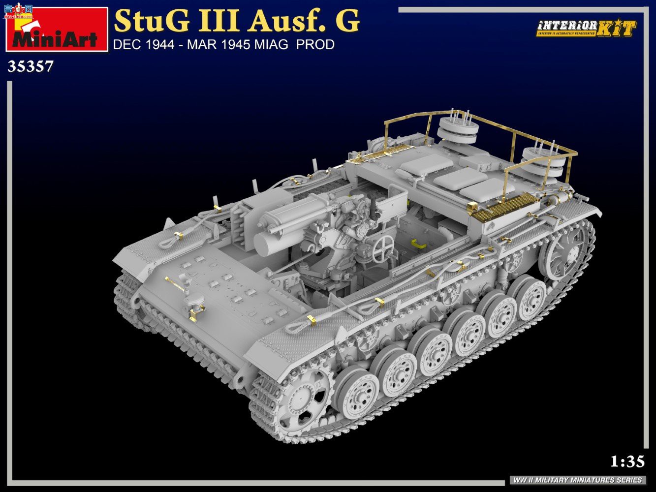 MiniArt ̹ 35357 StuG III Ausf.G 194412¨C19453MIAGƷȫڹ