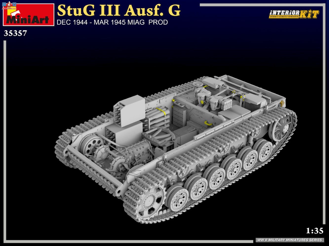 MiniArt ̹ 35357 StuG III Ausf.G 194412¨C19453MIAGƷȫڹ