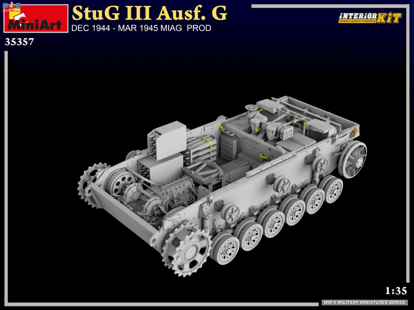 MiniArt ̹ 35357 StuG III Ausf.G 194412¨C19453MIAGƷȫڹ