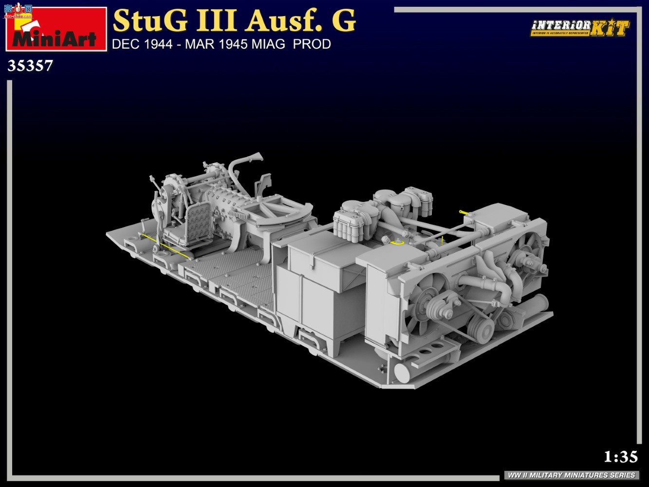 MiniArt ̹ 35357 StuG III Ausf.G 194412¨C19453MIAGƷȫڹ