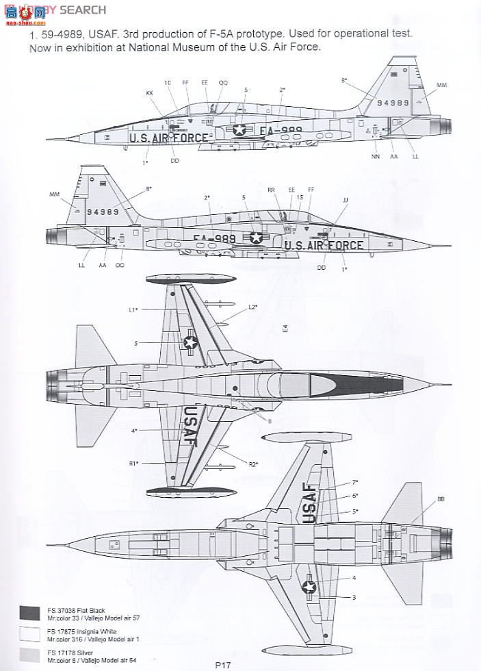KINETIC ս 48020 F-5A/CF-5A/NF-5A ս