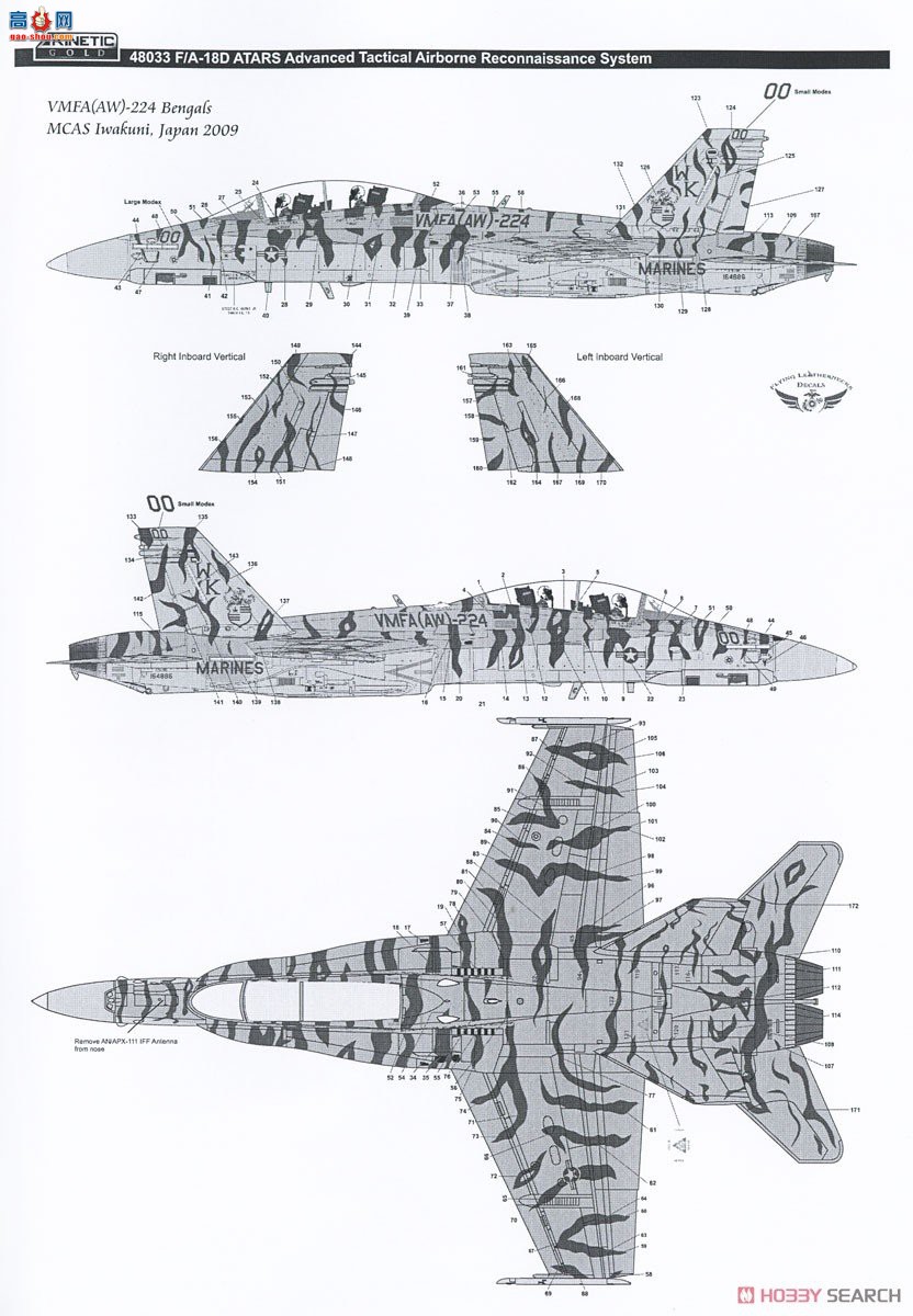 KINETIC 48033 F/A-18D ATARS