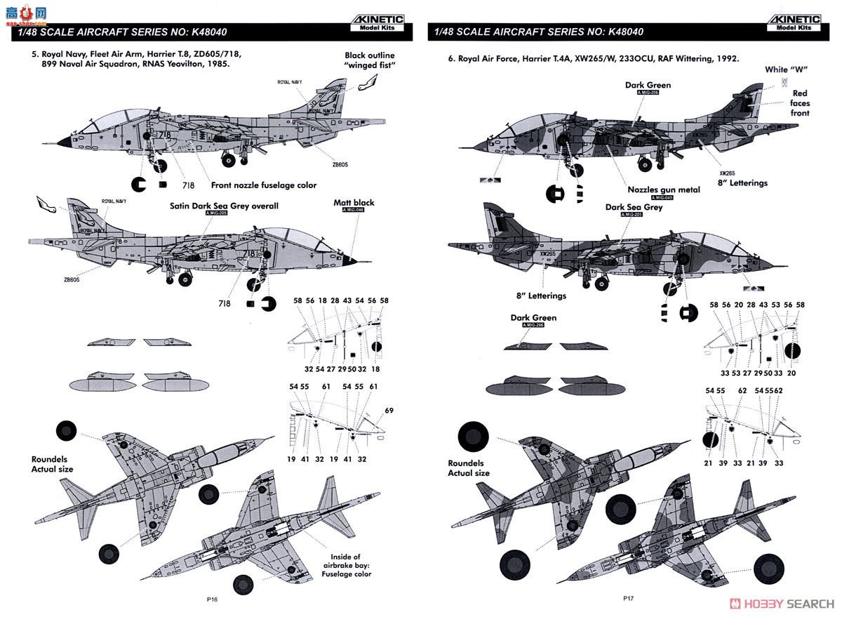 KINETIC 48040 Harrier T2/T2A/T2N/T4/T4N/T8 ѵ