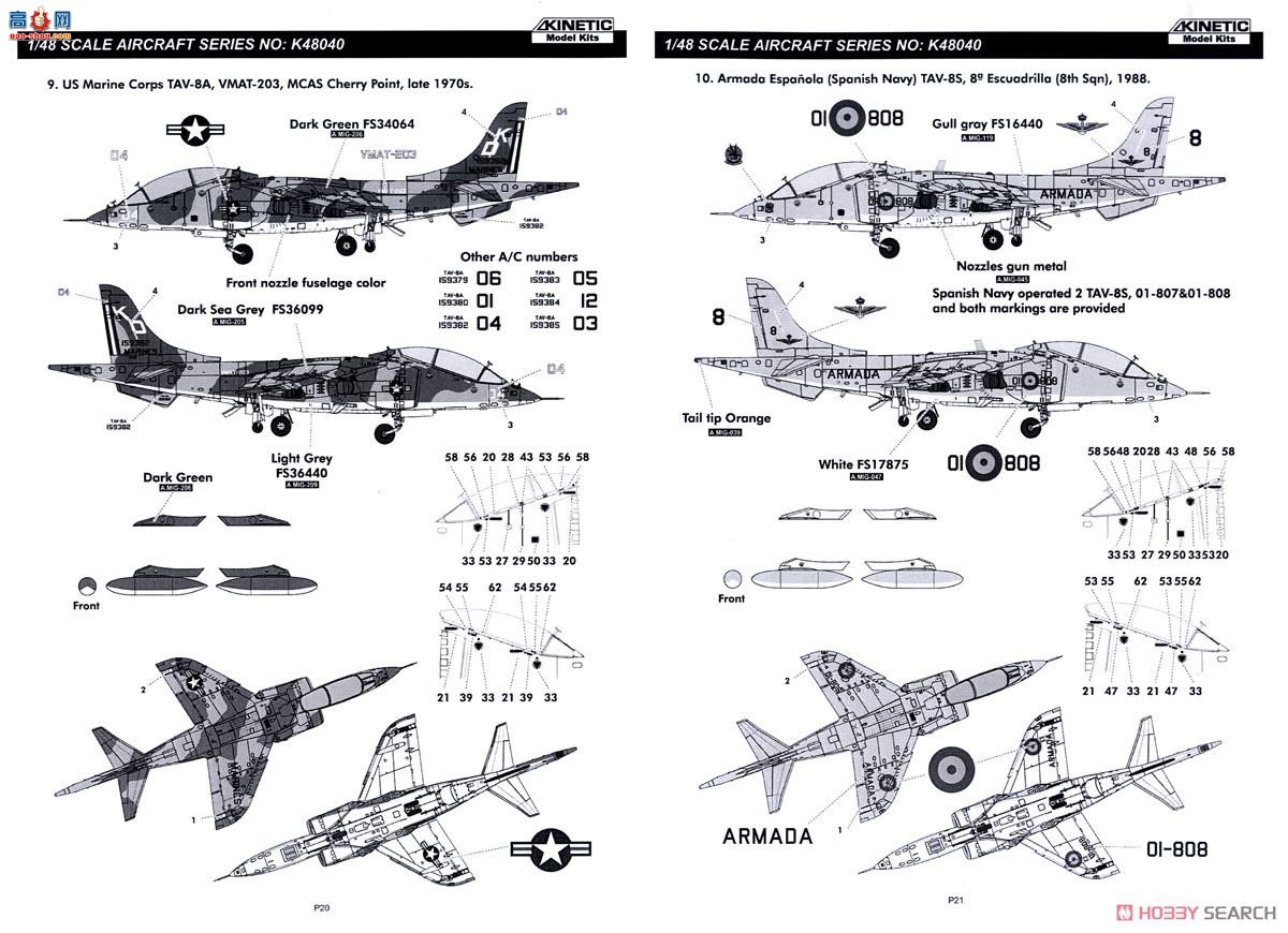 KINETIC 48040 Harrier T2/T2A/T2N/T4/T4N/T8 ѵ