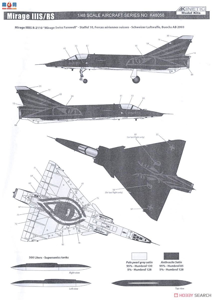 KINETIC 48058 Mirage III S/RS ʿվ