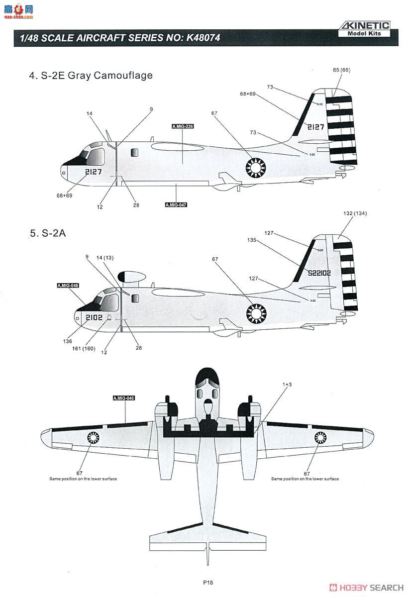 KINETIC 48074 S-2A/E/G׷лվǱѲ߻