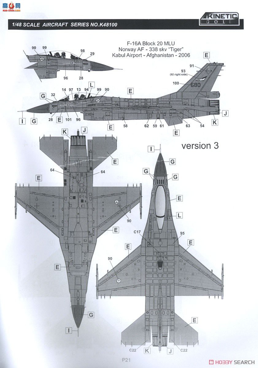 KINETIC 48100 F-16A MLU Լ